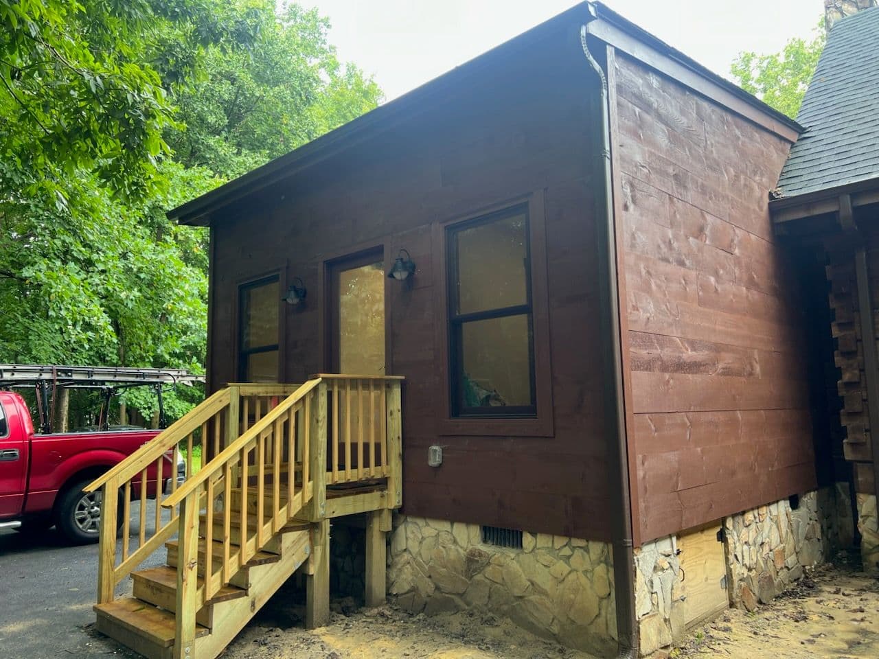 Seamless Room Addition for Cozy Cabin image